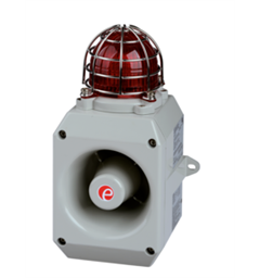 Combi-LED DL105HAC230AA0A1G/R [grey] RED 113dB(A)@1m 48-260Vac50/60Hz IP66 64T